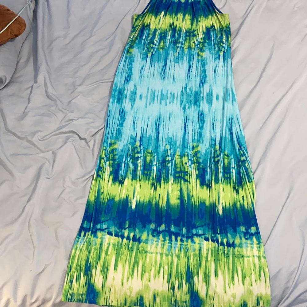 Maxi dress, tie-dye